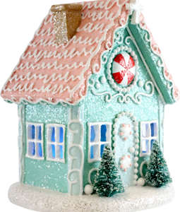 3376 LED HOUSE CANDY XMAS